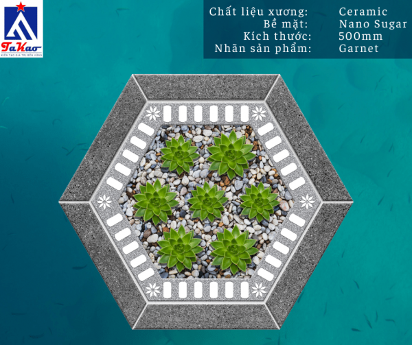 Gạch Sân Vườn Lục Giác