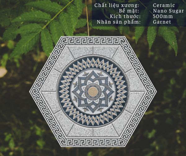 Gạch Sân Vườn Lục Giác