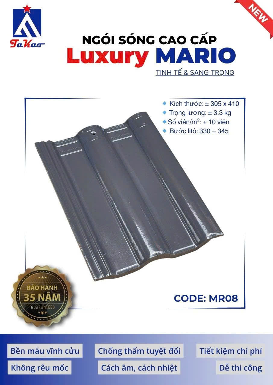 Ngói sóng Mario MR08