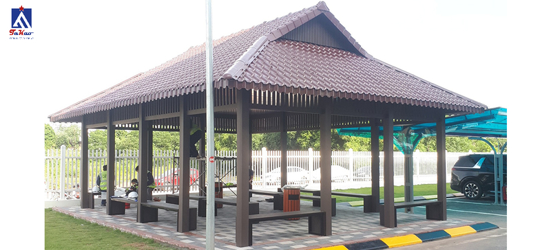 Ngói Monaco không chỉ được ứng dụng trong các công trình dân dụng mà còn rất phổ biến trong các công trình công cộng