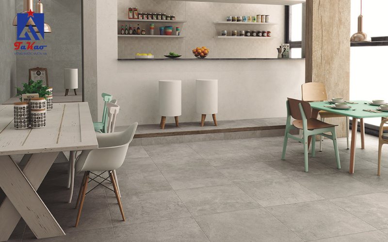 Gạch khổ lớn vân xi măng