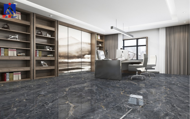 Gạch lát nền 1mx1m vân đá là một lựa chọn lý tưởng cho mọi không gian