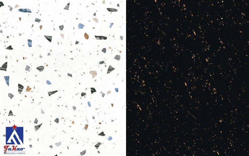 Gạch lát nền 60x60 cm họa tiết Terrazzo
