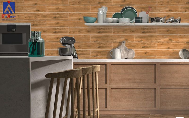 Gạch đá giả gỗ