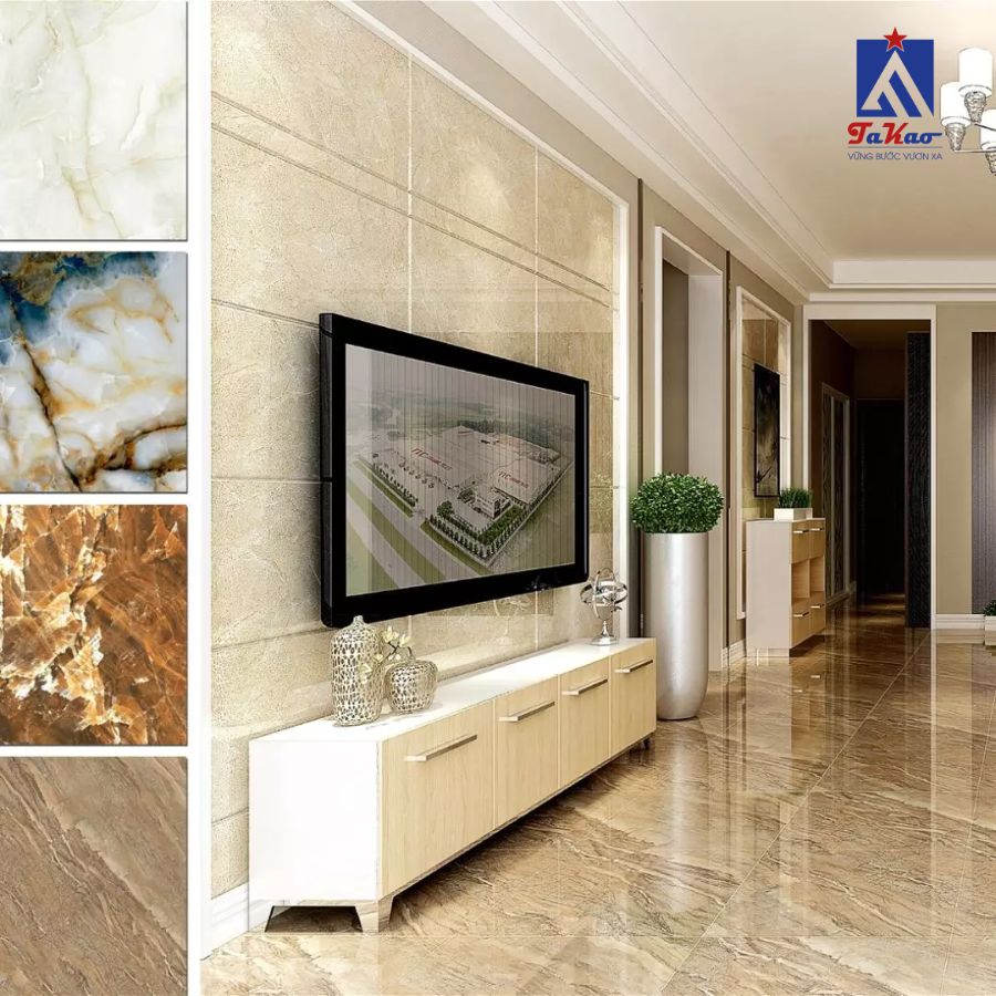 Một vài kinh nghiệm hữu ích giúp bạn chọn được gạch ốp tường phòng khách bền đẹp