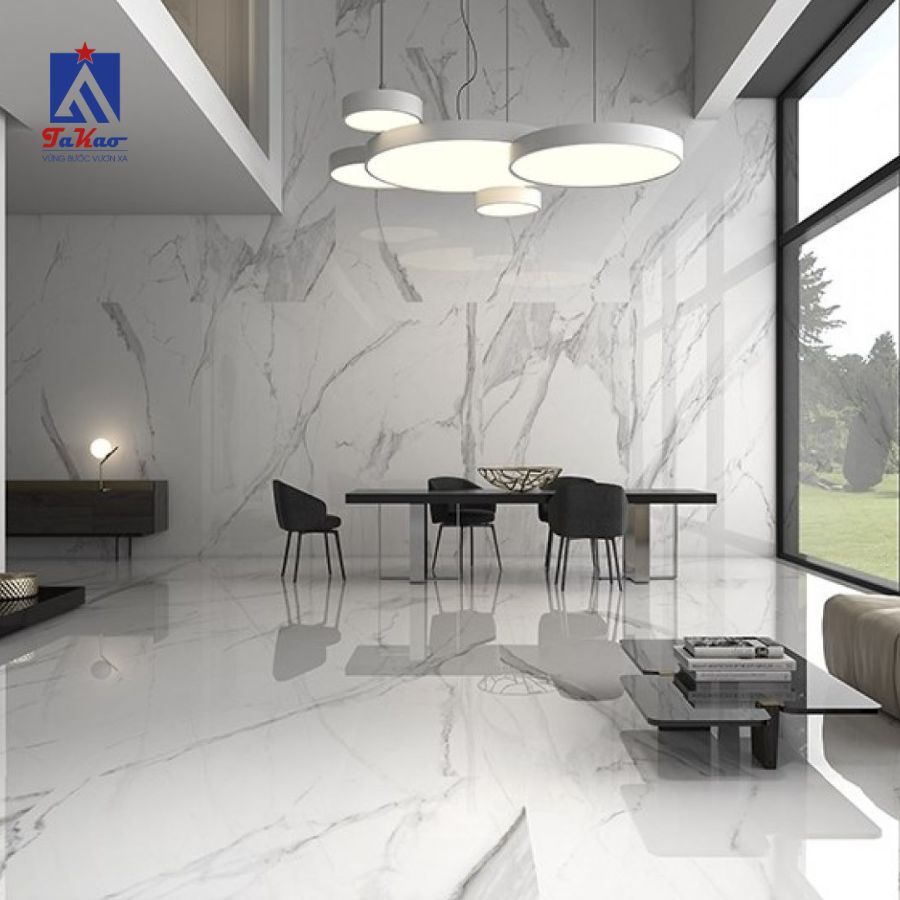 Ốp tường phòng khách không chỉ mang lại vẻ đẹp thẩm mỹ mà còn có nhiều lợi ích thiết thực