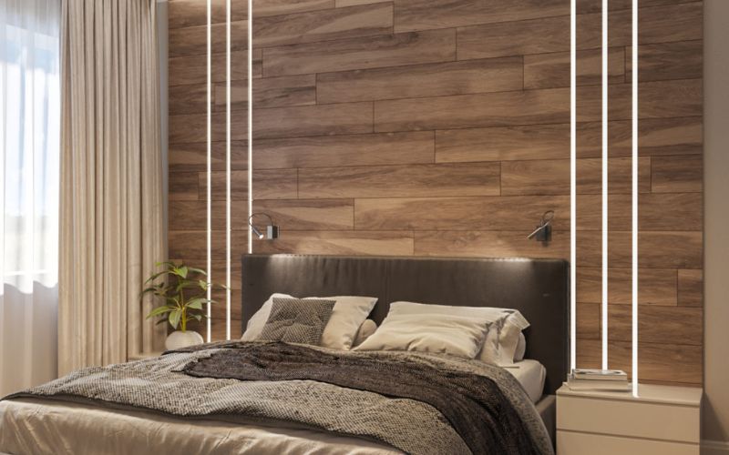 Vì sao nên dùng gạch ốp tường phòng ngủ?