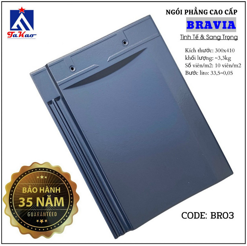 Ngói phẳng Bravia
