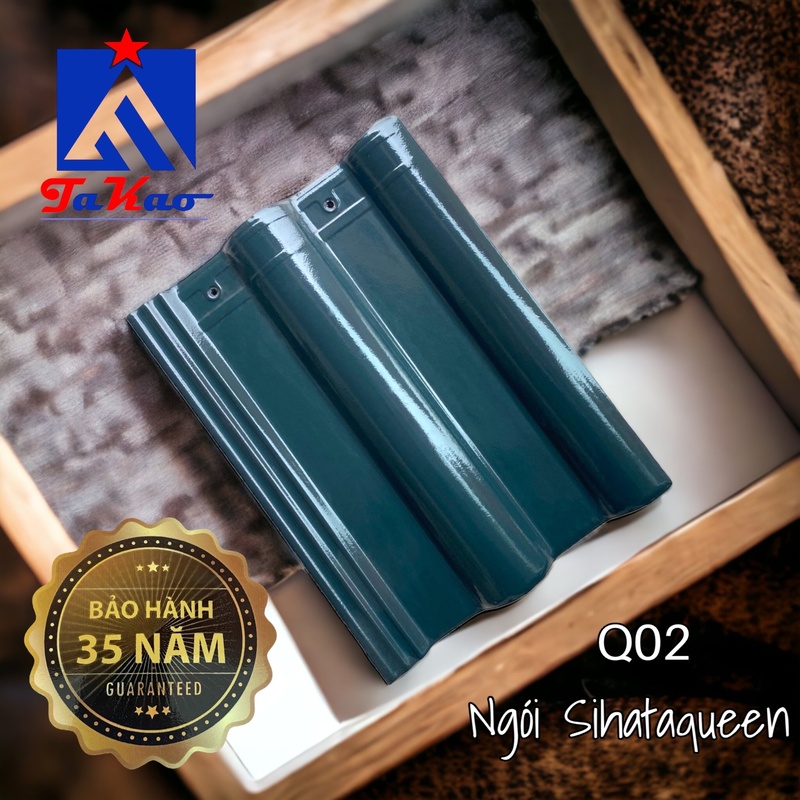 Ngói Sihata Queen nổi bật với bảng màu sắc đa dạng, mang đến nhiều sự lựa chọn cho người dùng