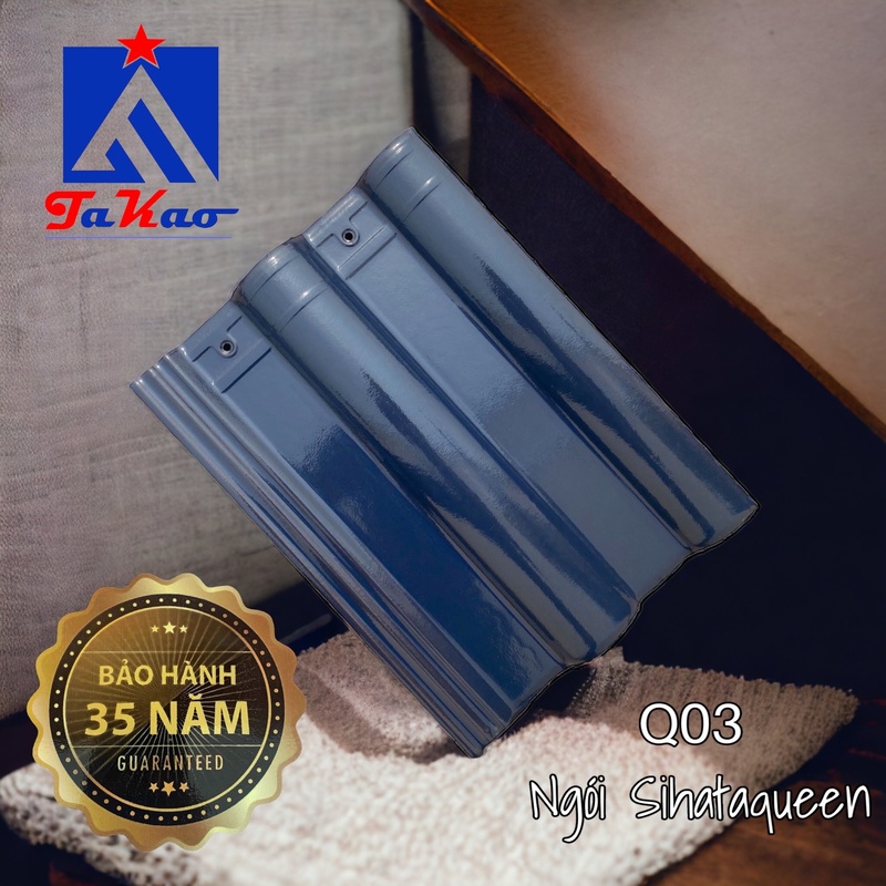 Ngói Sihata Queen được sản xuất từ các nguyên liệu cao cấp như đất sét tự nhiên được tinh luyện kỹ càng và phụ gia chất lượng cao