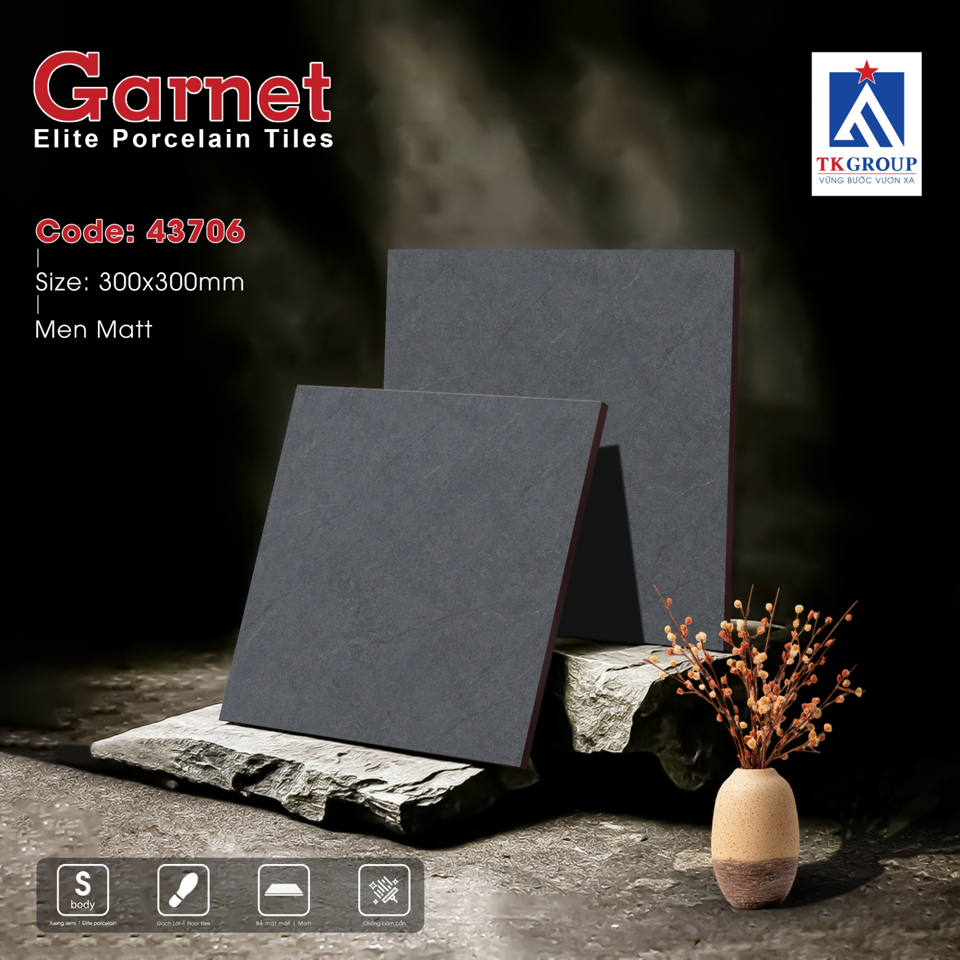 Gạch Porcelain - Elite 43706