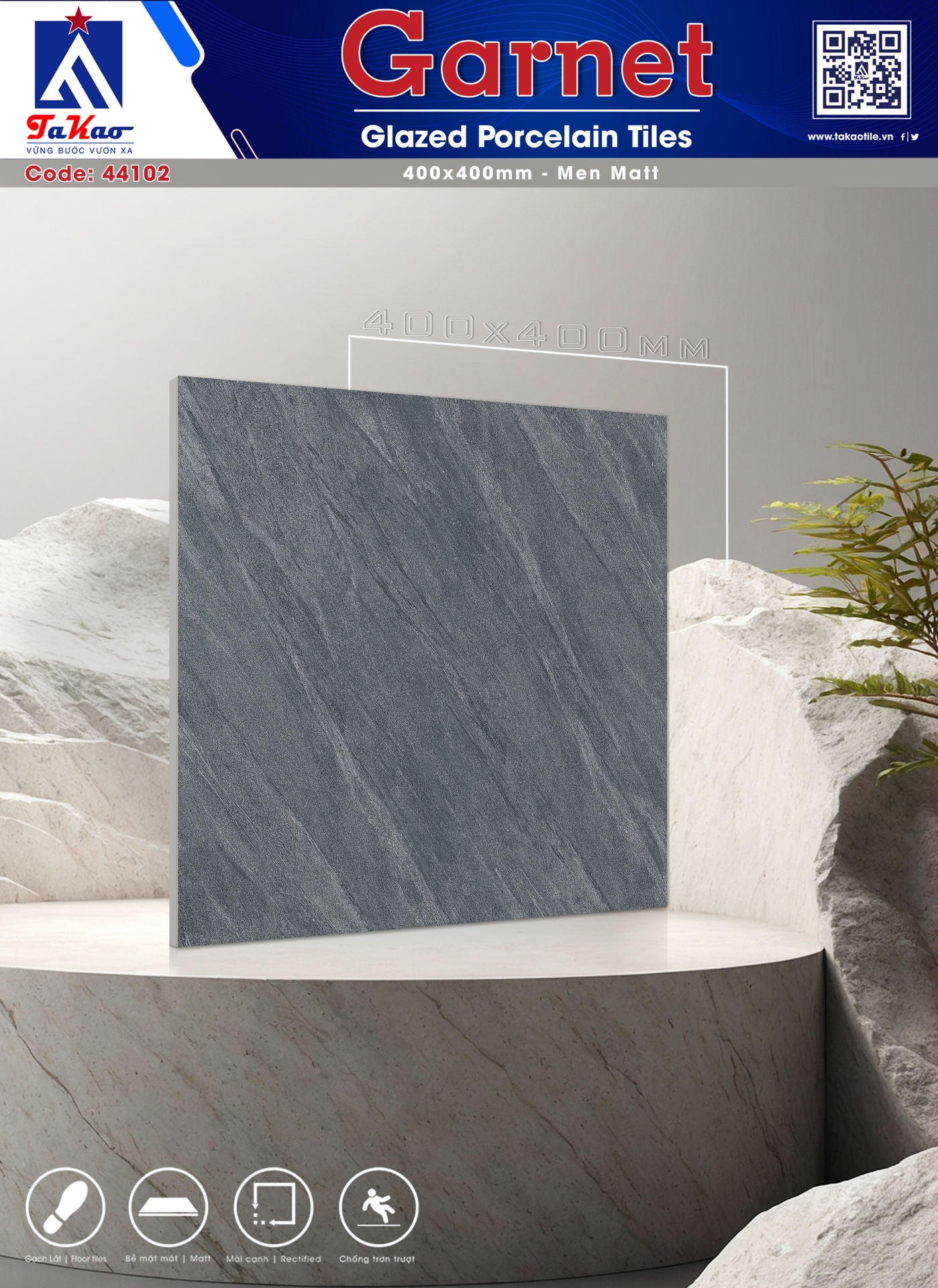 Gạch Porcelain - Elite 44102