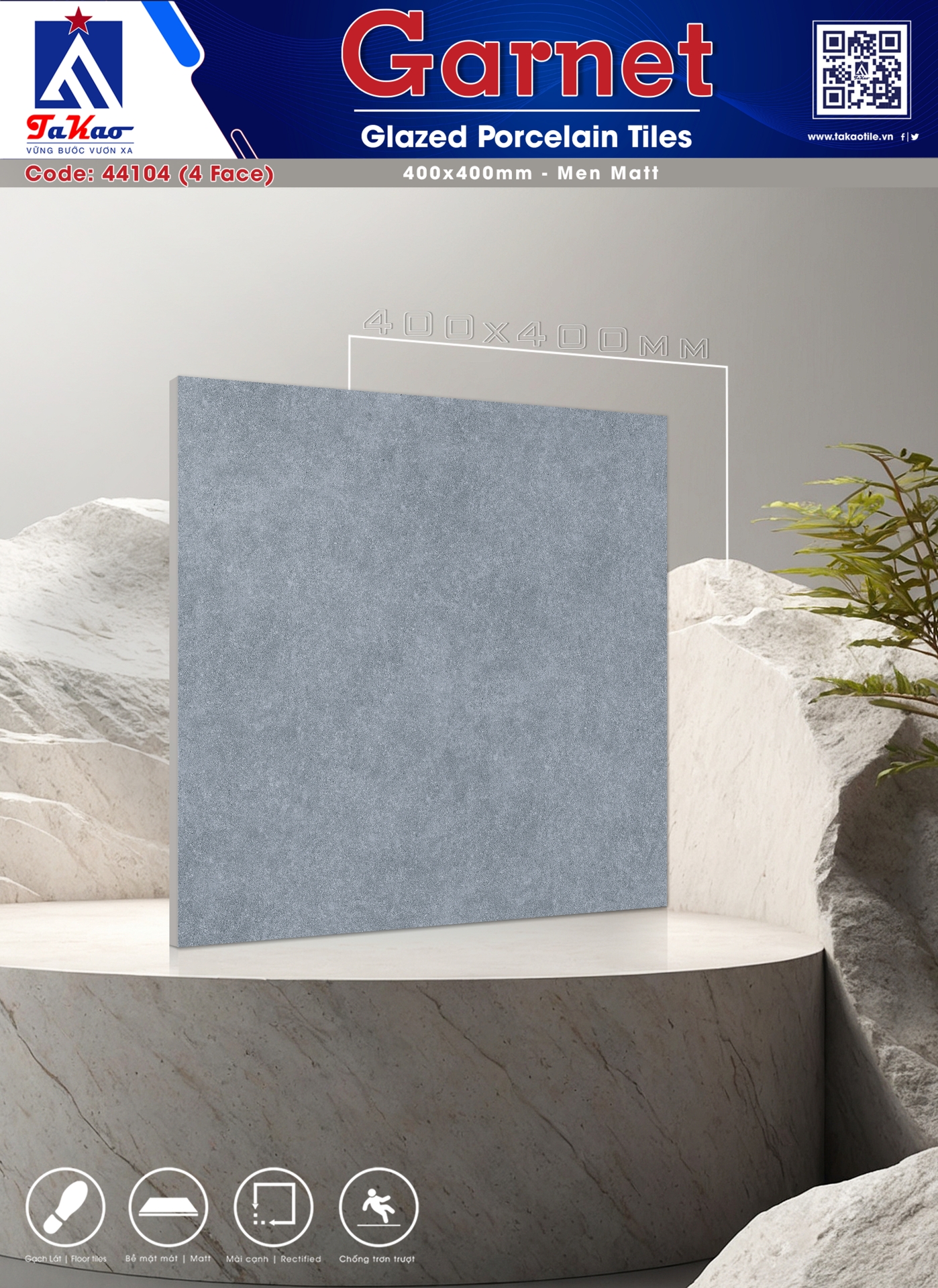 Gạch Porcelain - Elite 44104