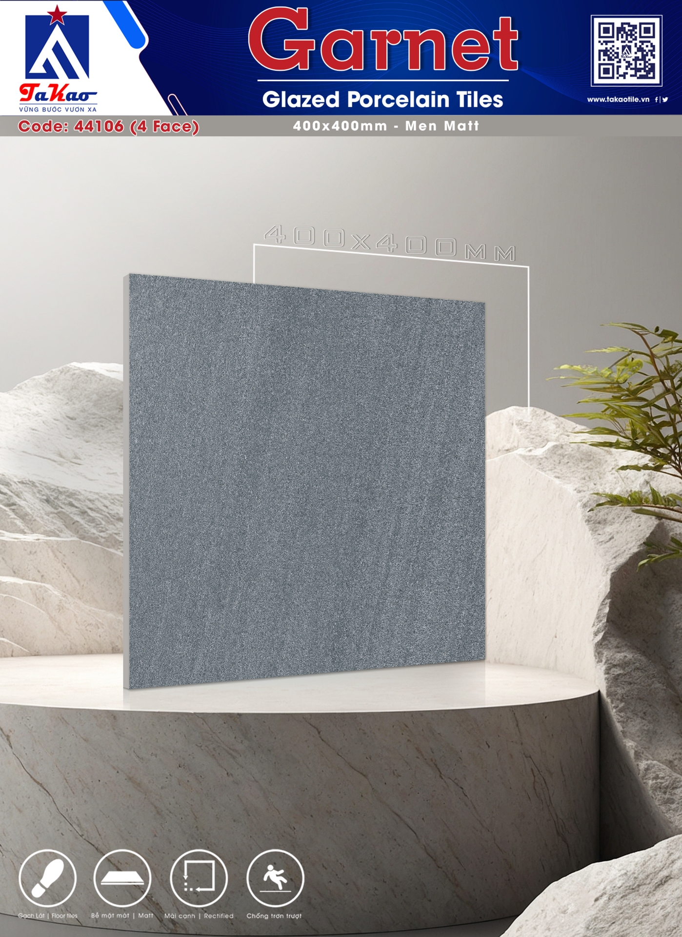Gạch Porcelain - Elite 44106