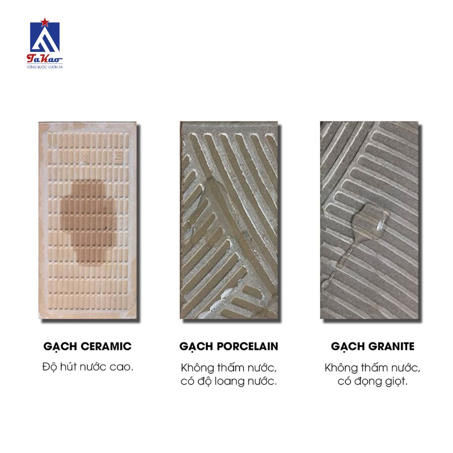 Phân biệt gạch ceramic và các loại khác