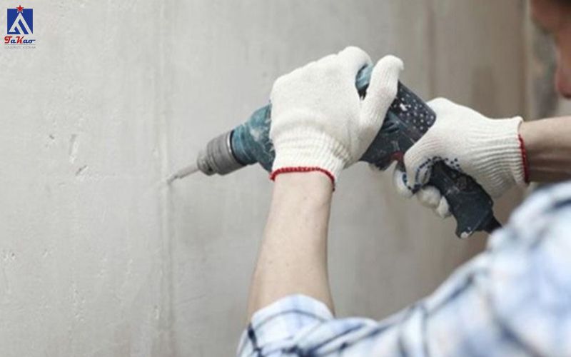 Cách khoan gạch ốp tường