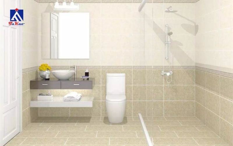 Cách ốp gạch nhà tắm đẹp