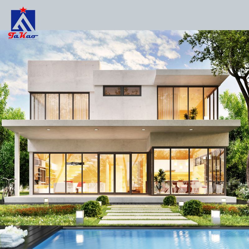 Cách phối màu gạch ốp tường mặt tiền