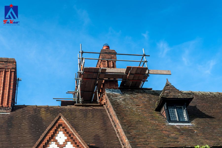 cách tính độ dốc mái nhà lợp ngói