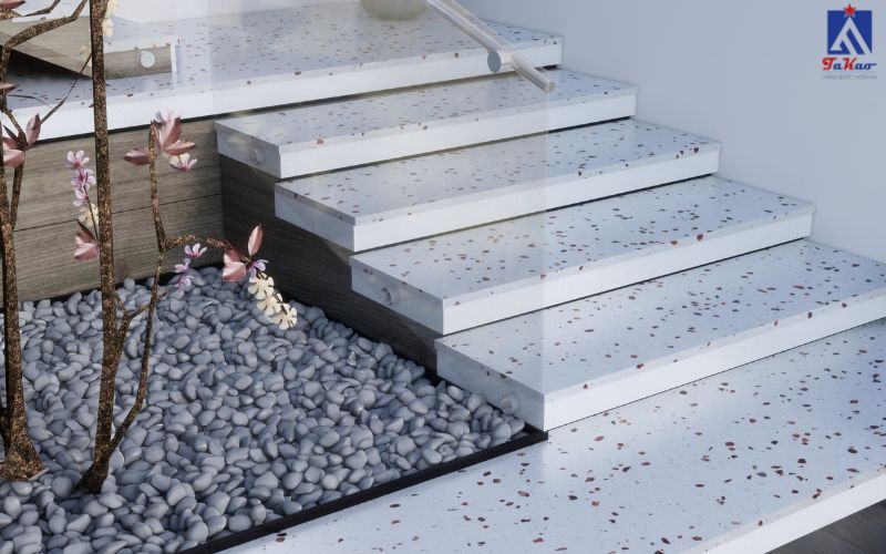 Có nên ốp cầu thang bằng gạch không