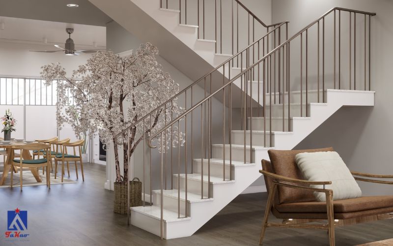 Có nên ốp cầu thang bằng gạch không