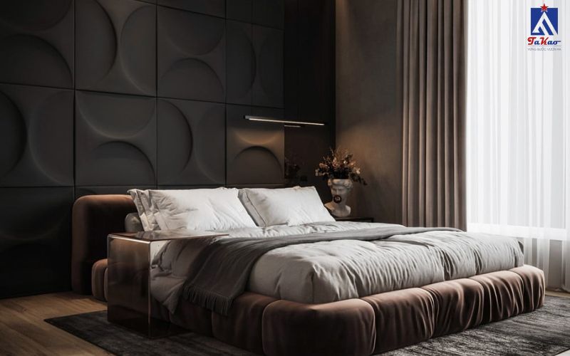 Có nên ốp gạch tường phòng ngủ