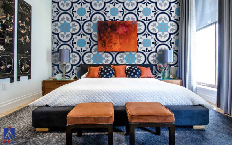 Có nên ốp gạch tường phòng ngủ