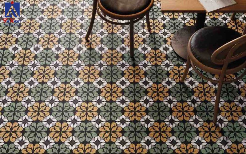 Gạch lát nền quán cà phê
