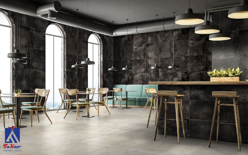 Gạch lát nền quán cà phê