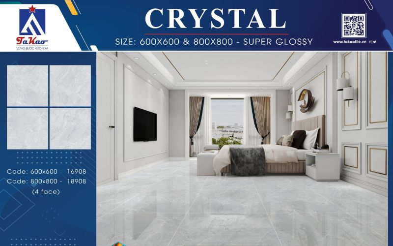 Gạch lát phòng ngủ