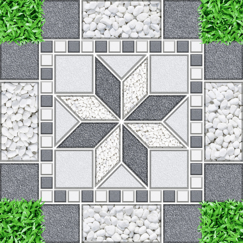 Gạch sỏi lát sân