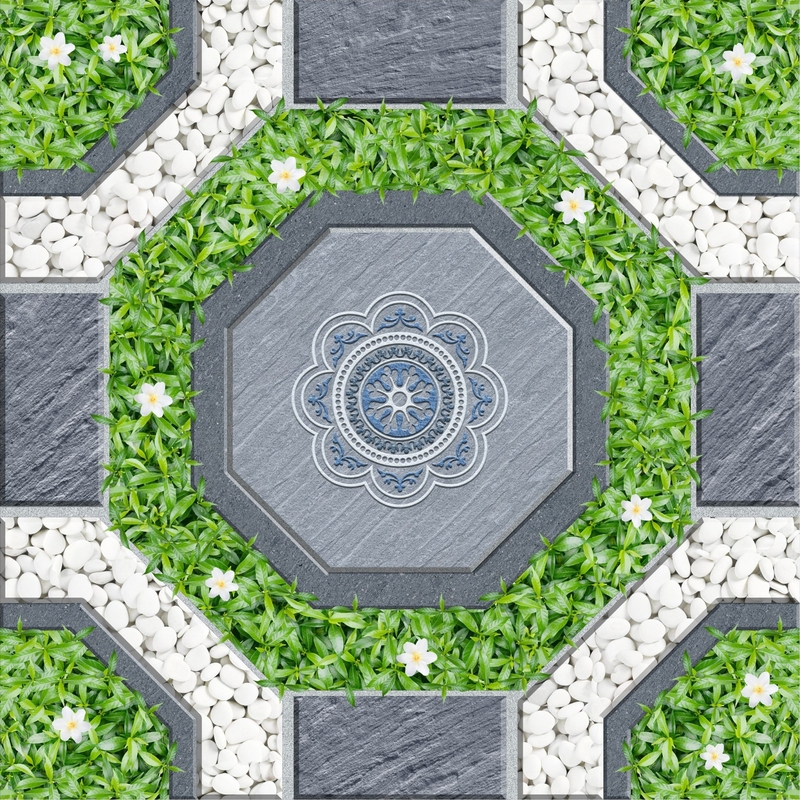 Gạch sỏi lát sân