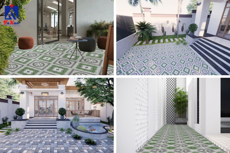 Kinh nghiệm chọn gạch lát sân vườn