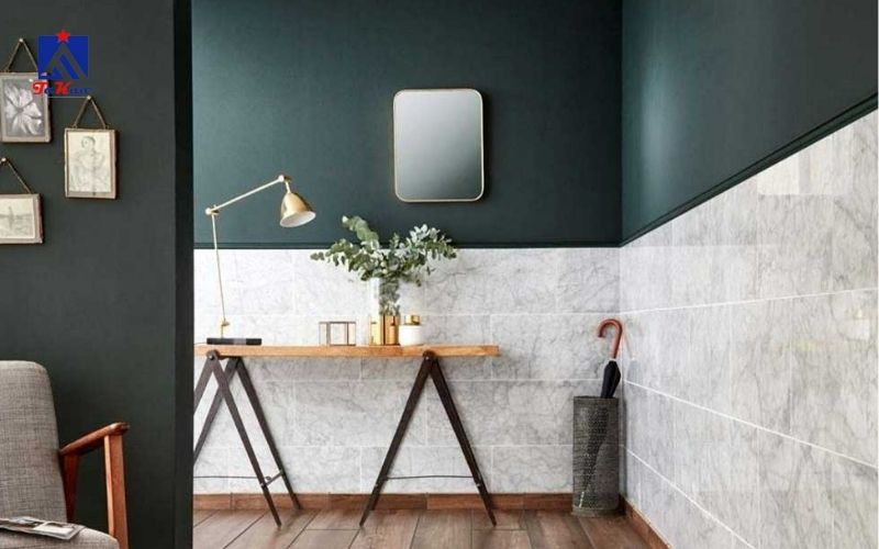 Nên ốp gạch tường cao bao nhiêu