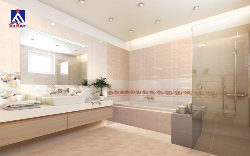 Nên ốp gạch tường cao bao nhiêu