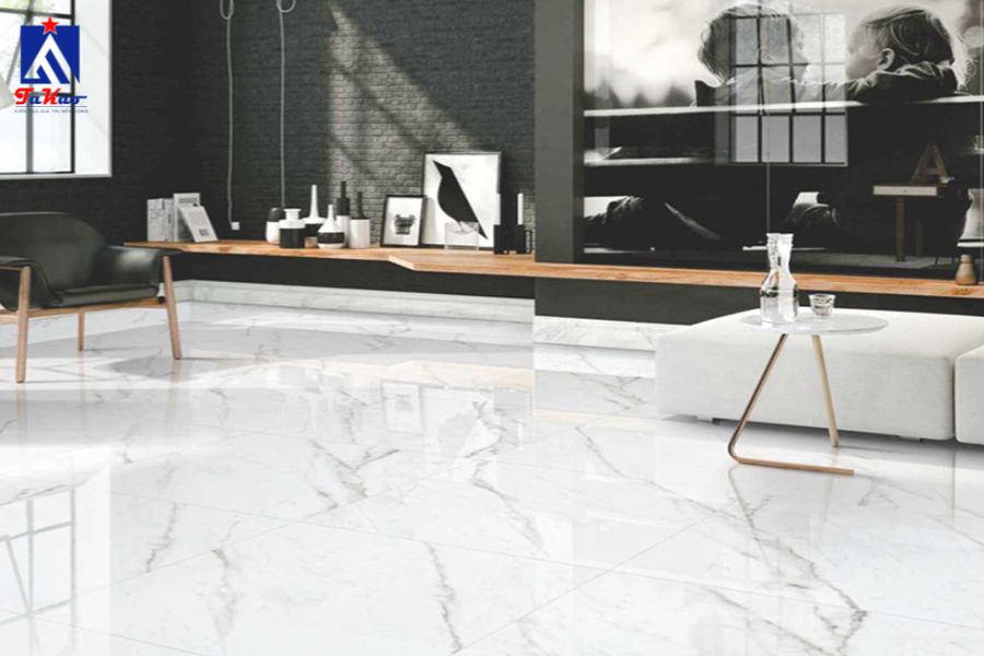 phối màu gạch hiện đại