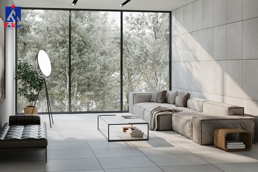 phối màu gạch hiện đại