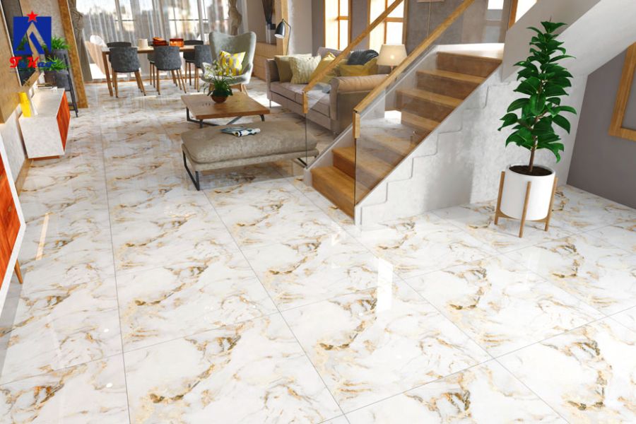 phối màu gạch hiện đại