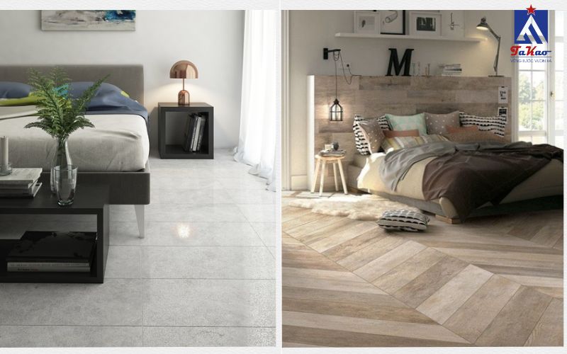 Phòng ngủ nên lát gạch hay gỗ