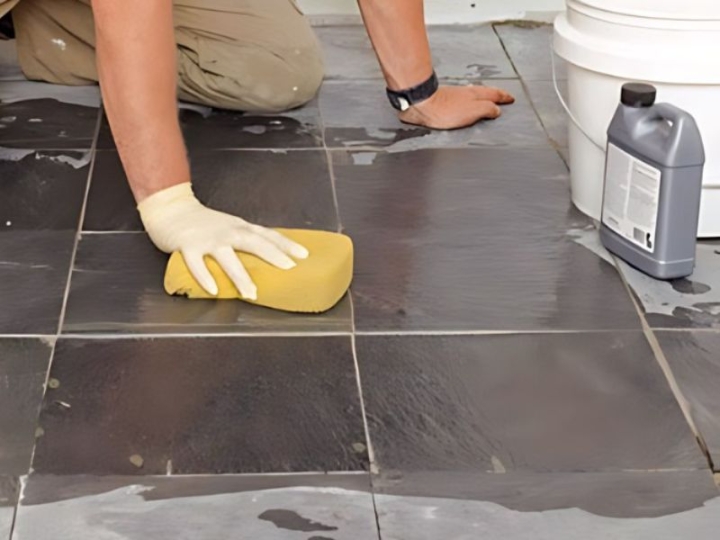 Revealing how to effectively remove yellowed tile floors in just 3 minutes