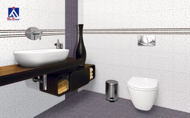 Instructions on how to install beautiful bathroom tiles, every mm