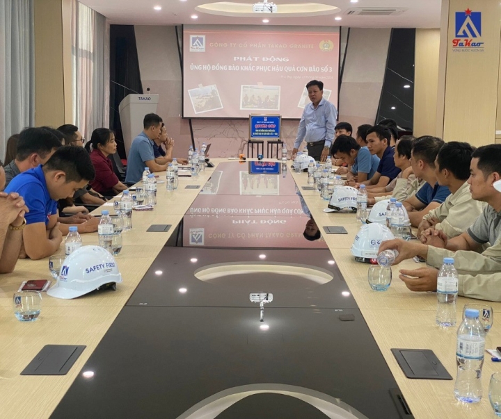 Lễ phát động chiến dịch gây quỹ giúp đỡ người dân bị ảnh hưởng bởi cơn bão Yagi